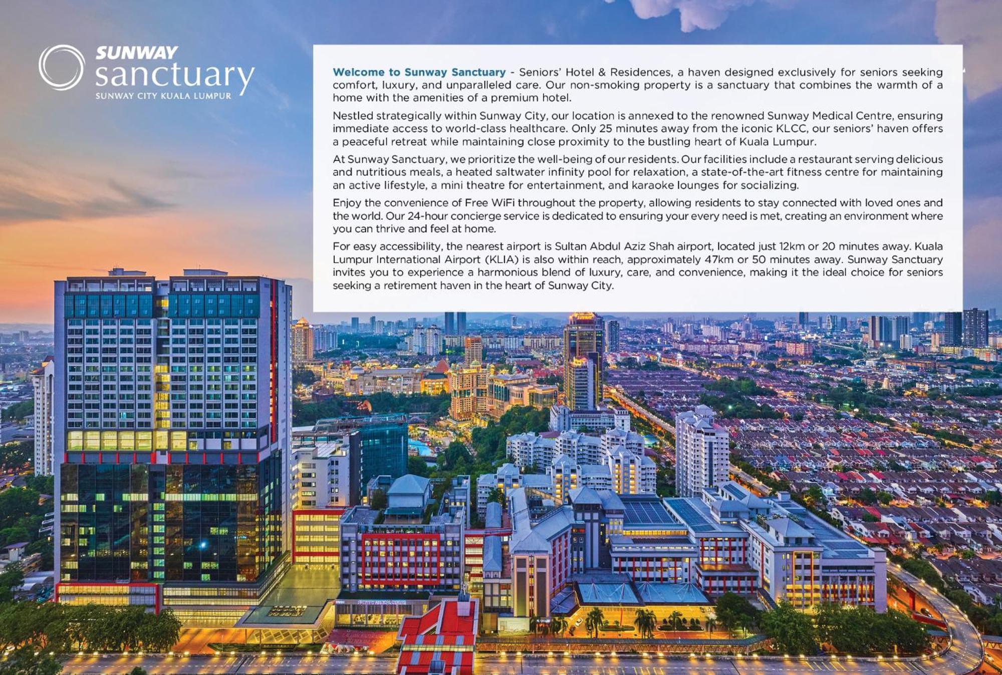 Sunway Sanctuary - Seniors Hotel & Residences Subang Jaya Luaran gambar
